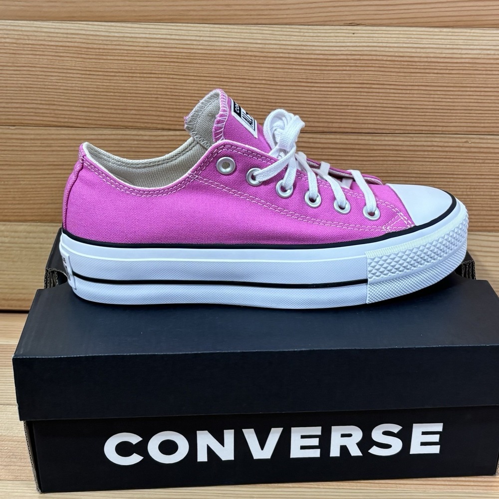 Converse Chuck Taylor All Star Lift Ox Pink White Womens Size 7 A16104F
